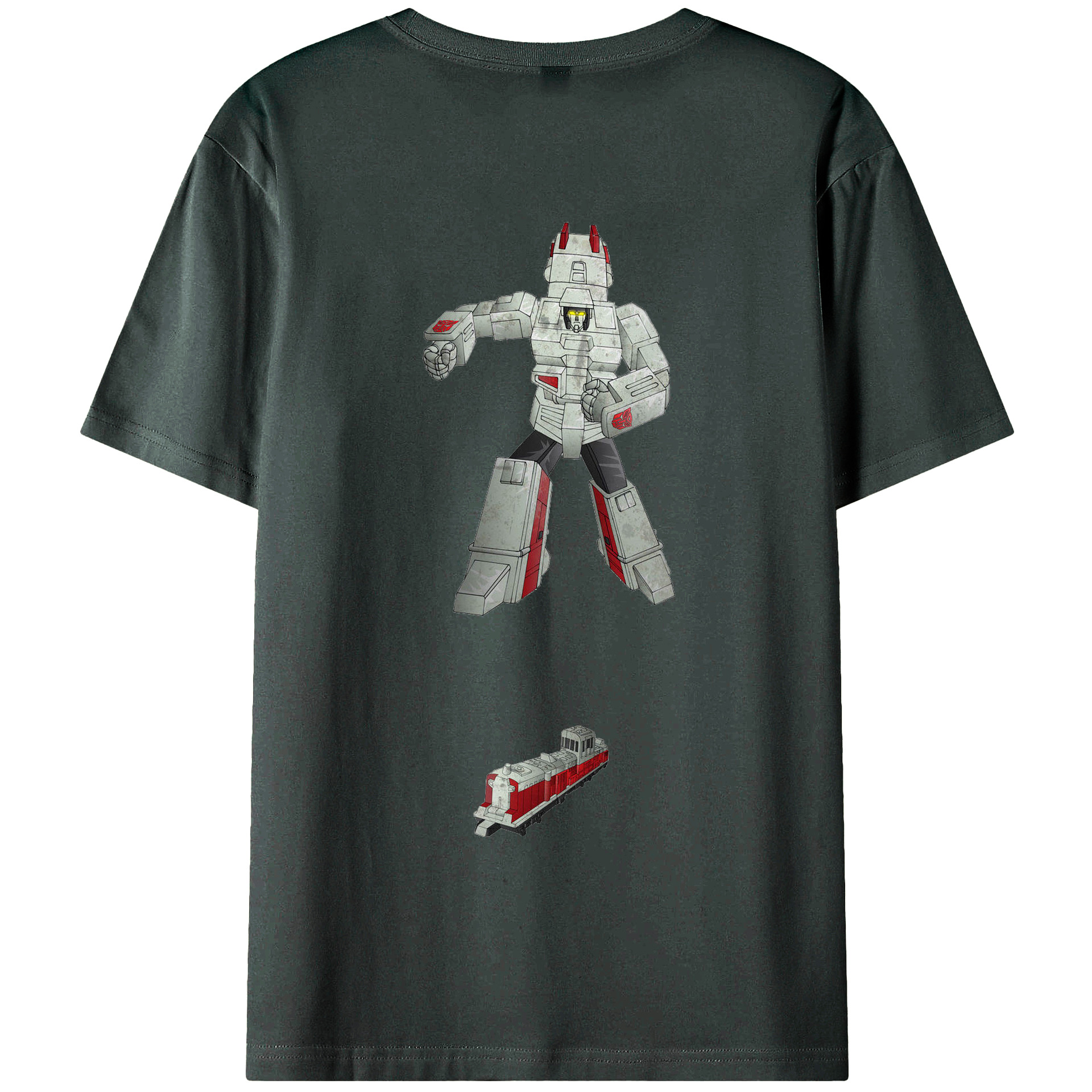 （画像用）  綿100％ メンズ半袖Tシャツ（バックプリント） 通気性